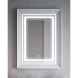 Изображение товара зеркало 61x81 см белый глянец corozo классика sd-00000967