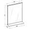 Зеркало 60x75,1 см белый глянец Sanflor Одри H0000001155 - 3